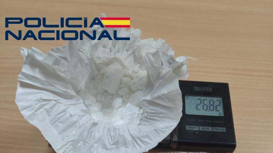 Detenido en un taxi en Badajoz con más de 25 gramos de cocaína