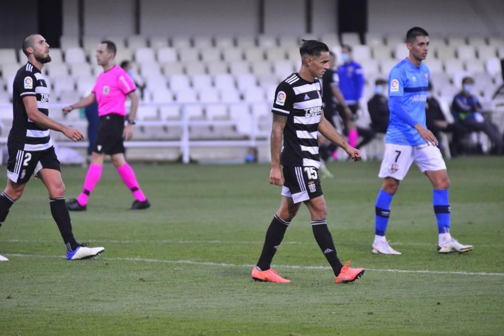 El Logroñés frena la dinámica positiva del FC Cartagena
