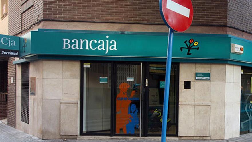 Una oficina bancaria.