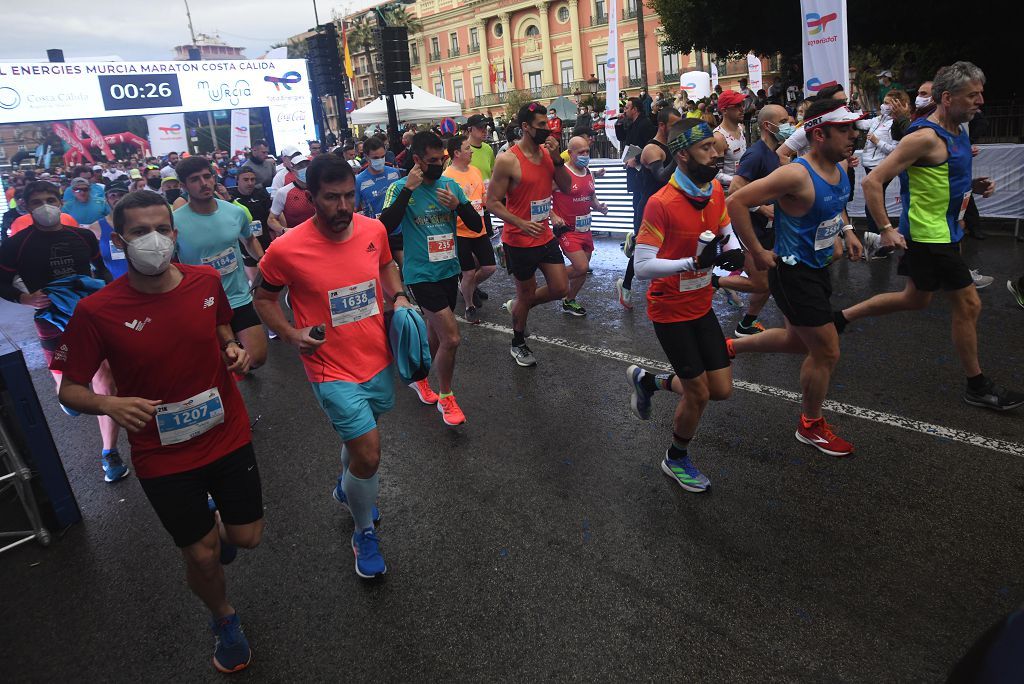 Así fue la salida de la maratón y la media maratón de Murcia (II)