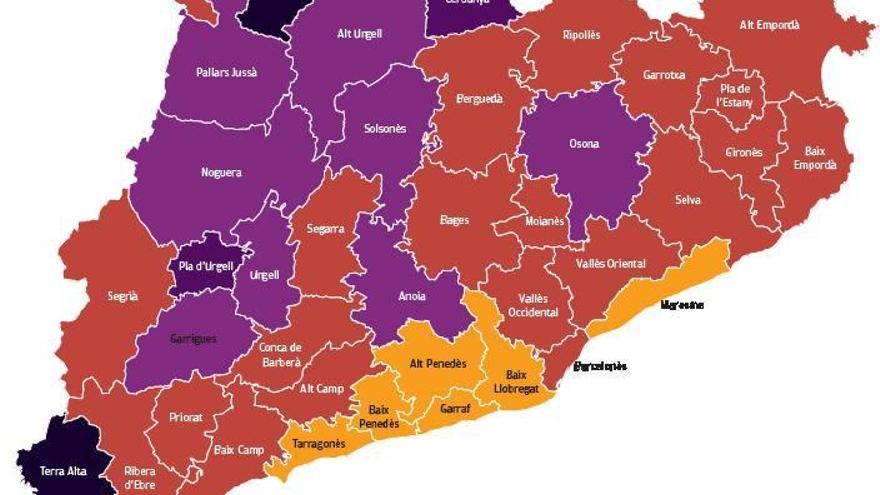 Manresa deixa de ser la ciutat gran catalana amb el risc de rebrot més alt