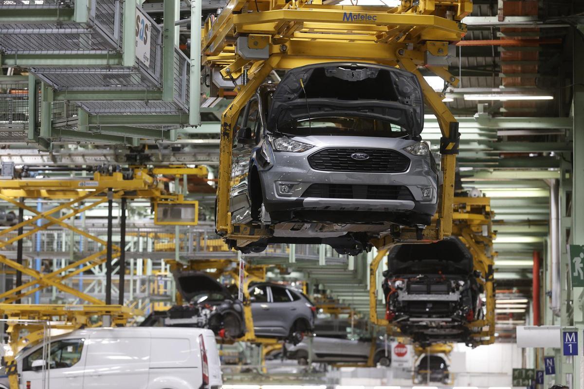 Línea de producción de Ford en Almussafes.