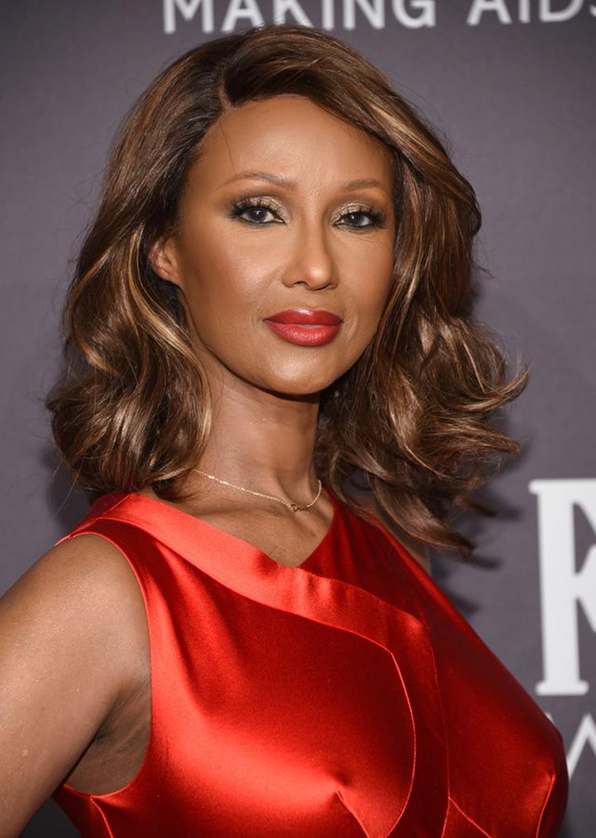 Gala amfAR en Nueva York: la modelo Iman