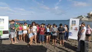 El alumnado de secundaria de Mogán se moja contra el humo