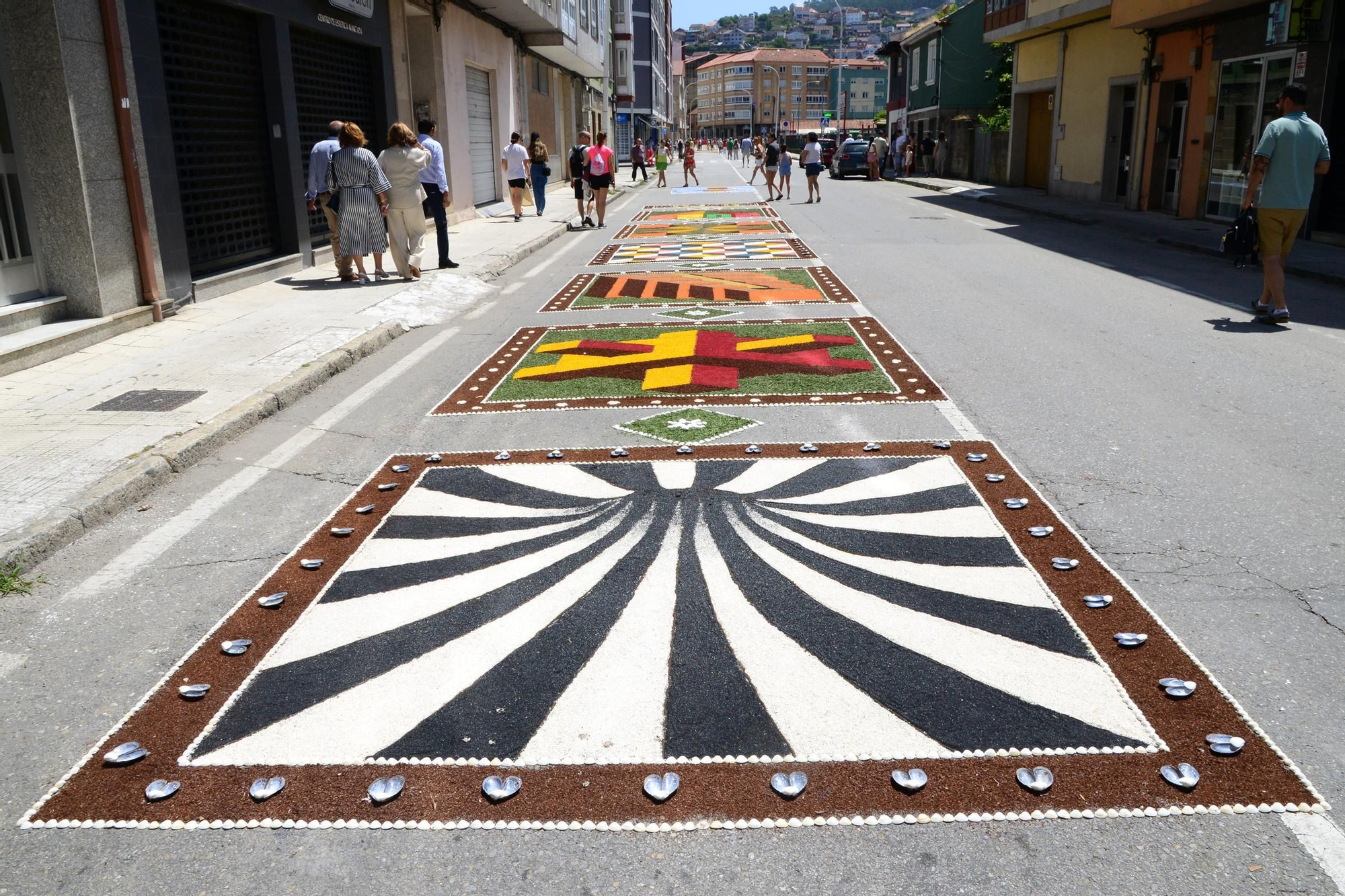 La fiesta de las alfombras florales del Corpus en Bueu (III)