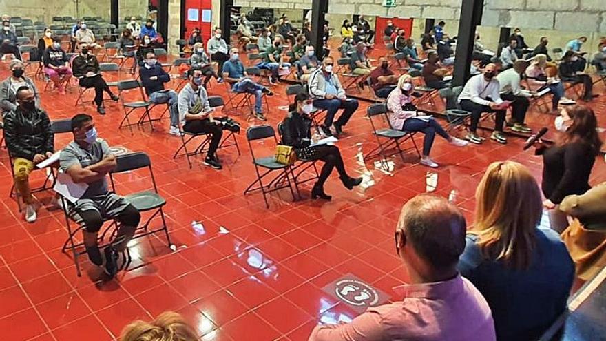 Acto de bienvenida en el Espacio Cultural Cine Viejo.