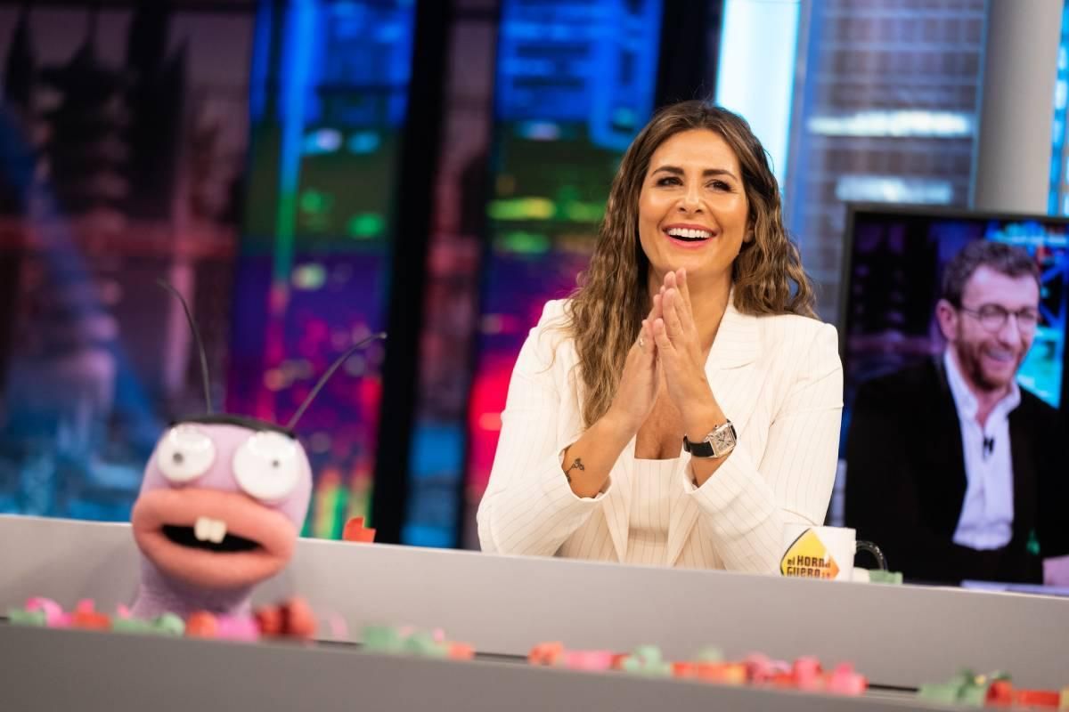 Nuria Roca, ayer, en 'El Hormiguero'