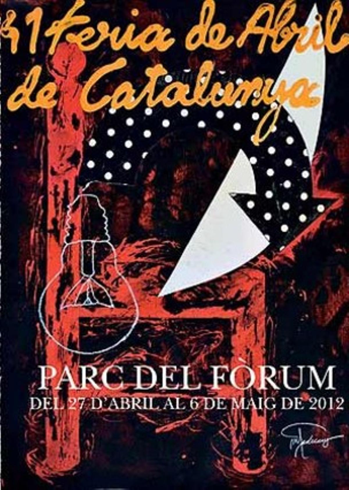 Cartell de la Fira d’Abril de Catalunya, obra de Joan Pere Viladecans. Cartell de la Fira d’Abril de Catalunya, obra de Joan Pere Viladecans.