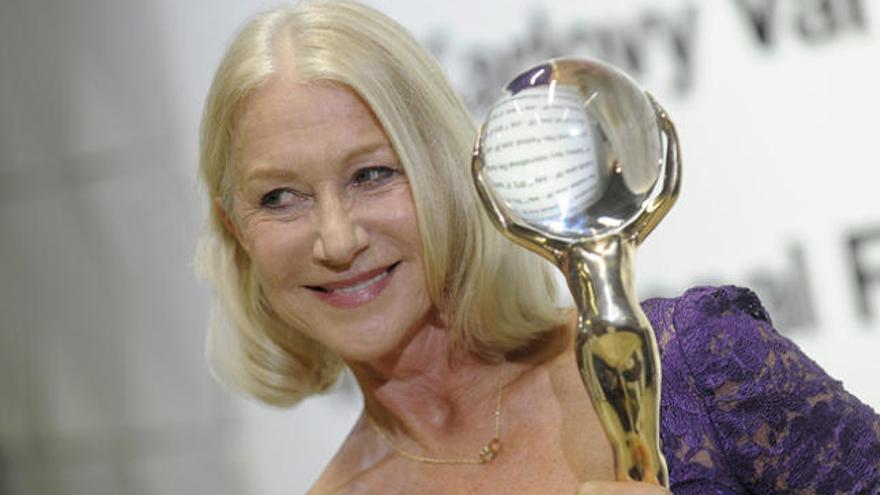 La actriz, Helen Mirren.