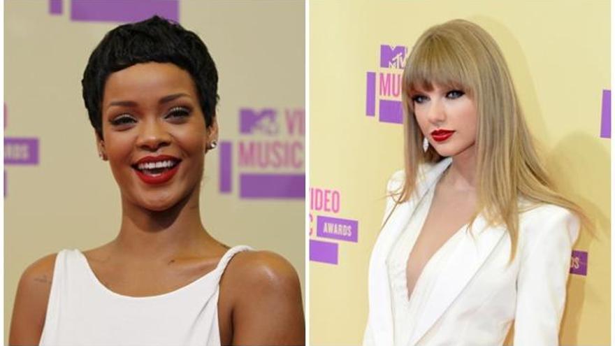 Rihanna y Taylor Swift, las más nominadas de los MTV europeos