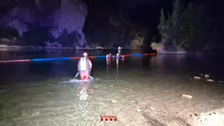 Busquen dos joves que van entrar a l'aigua a la zona de bany de Camarasa i no en van sortir
