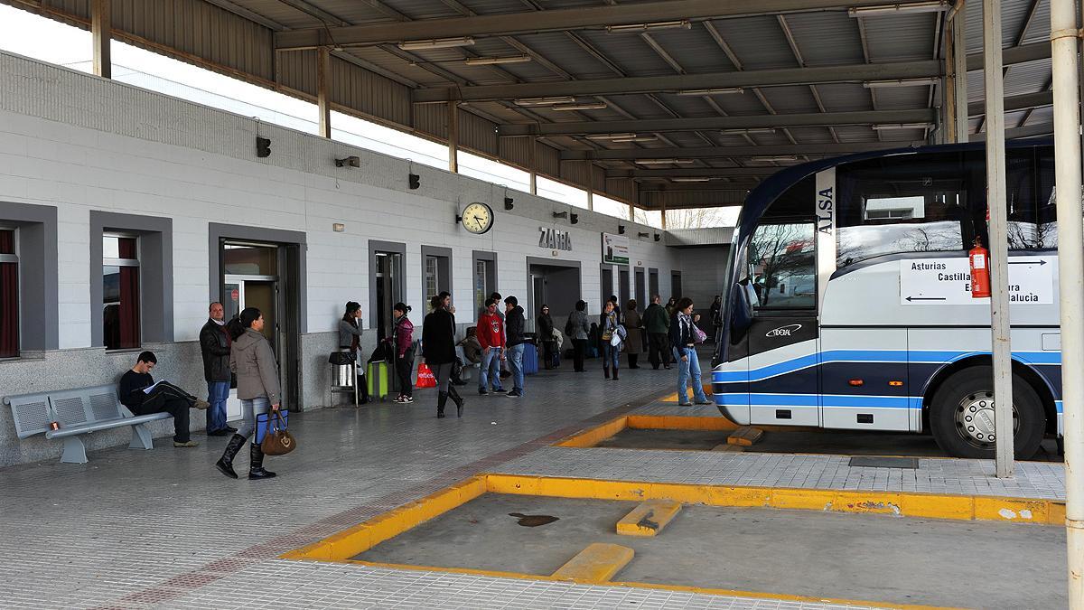 La estación de autobuses de la localidad pacense de Zafra, en una imagen de archivo.