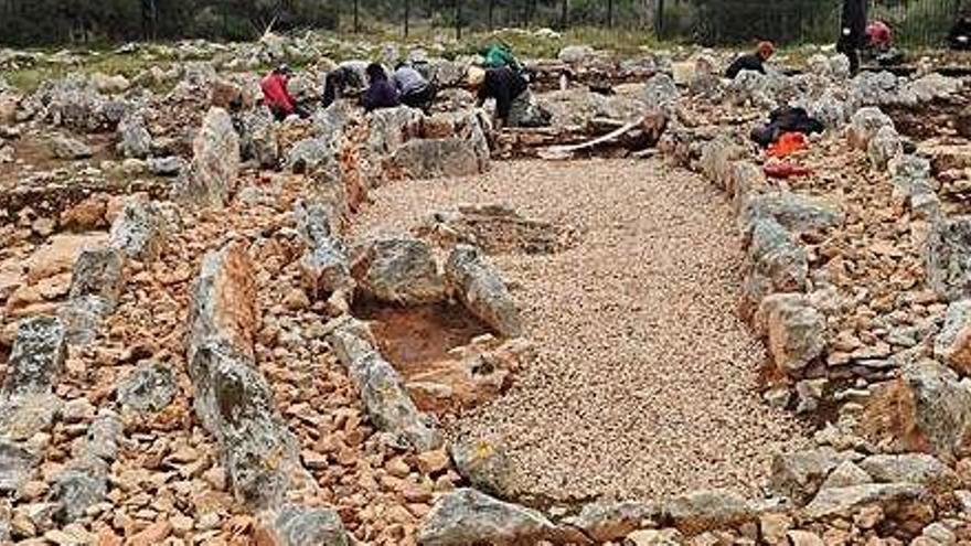 Imagen de archivo de la excavación del poblado prehistórico de es Cap II.
