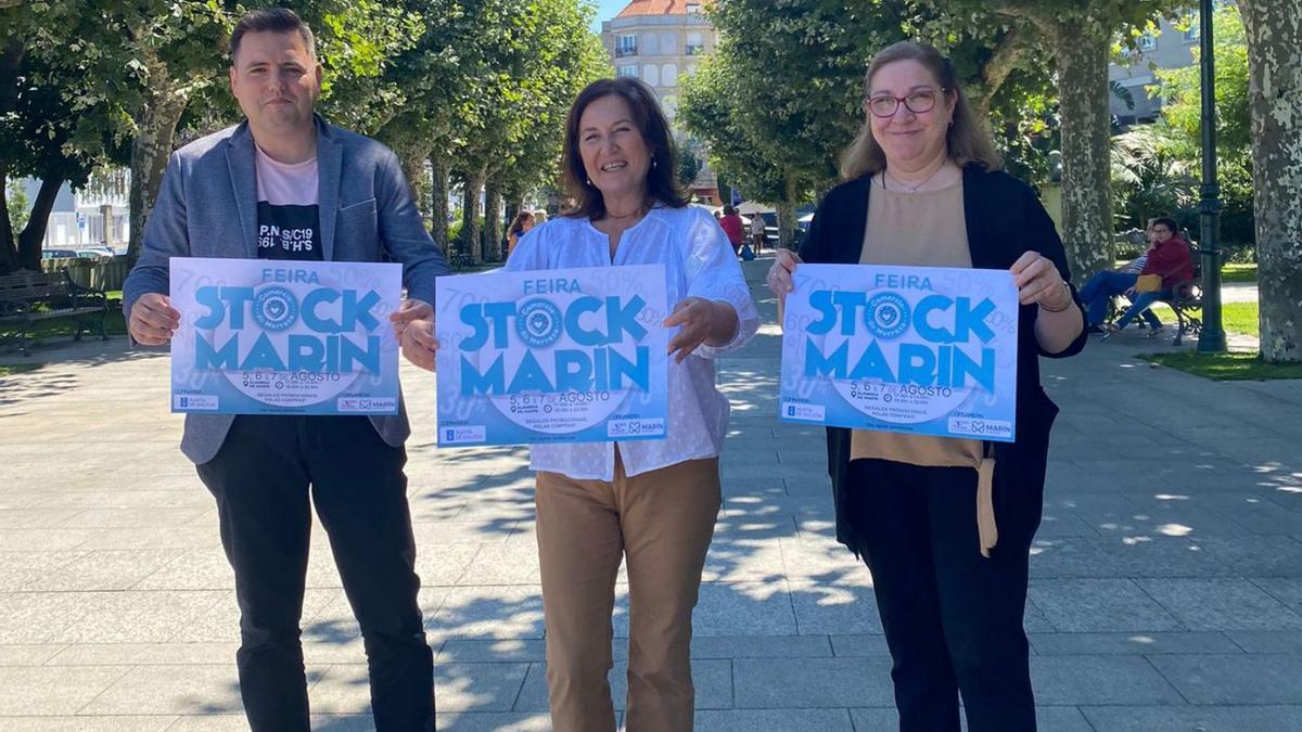 Presentación de la feria “Stock Marín” en la Alameda, donde tendrá lugar en agosto.   | // FDV