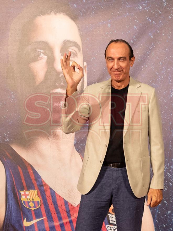 Homenaje a Juan Carlos Navarro en el Palau Blaugrana