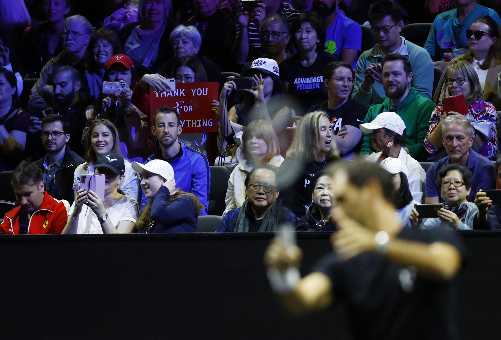 Primeras imágenes del reencuentro de Nadal y Federer en la Laver Cup 2022