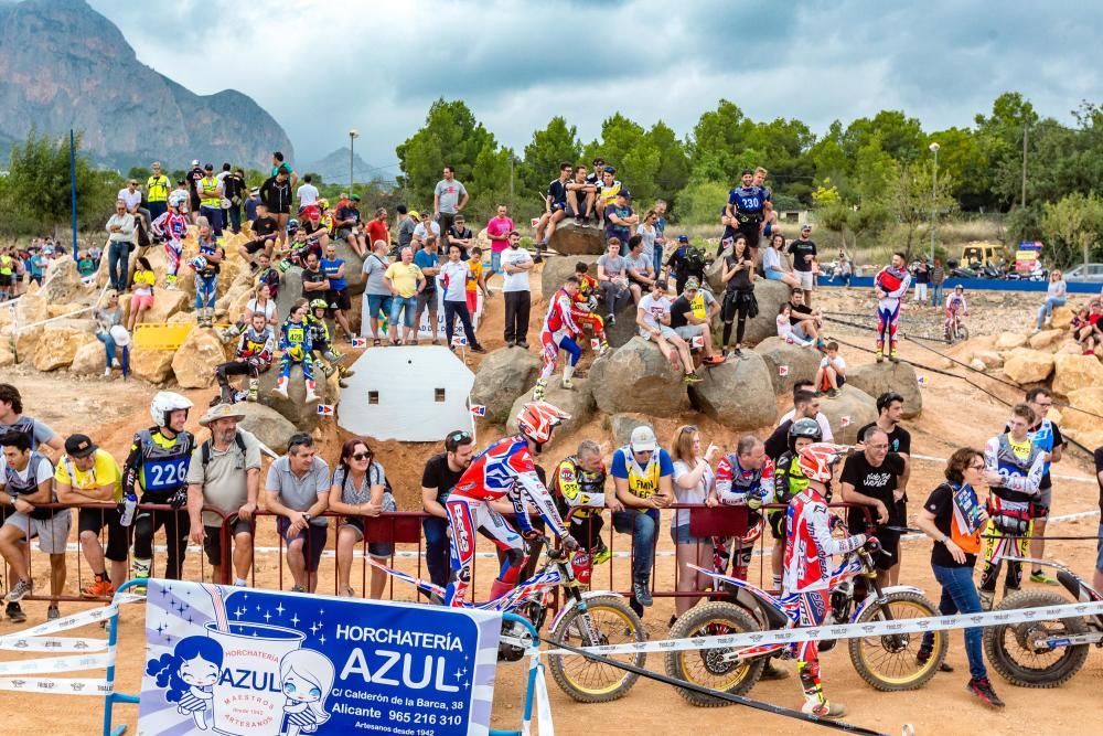 Bou se luce en el Mundial de Trial de La Nucía.