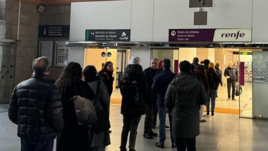 El día que se ‘fundió’ la estación de tren de A Coruña por “falta de mando y comprobación”