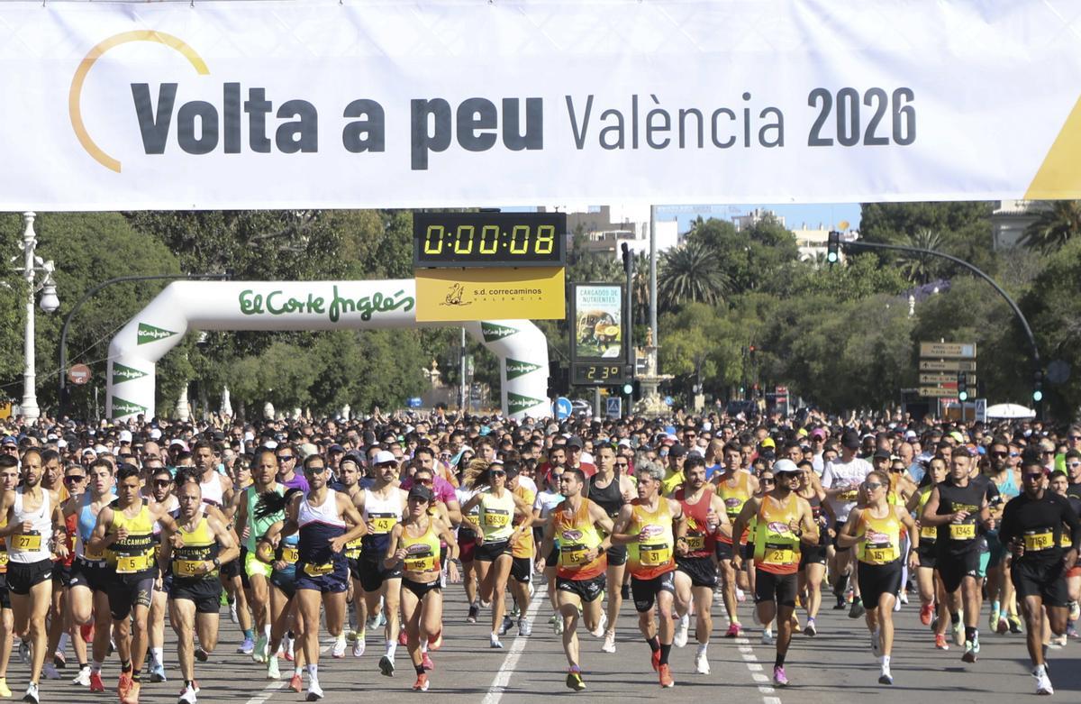 10000 corredores se dan cita en la Volta a Peu 2026 10000 corredores se dan cita en la Volta a Peu 2026