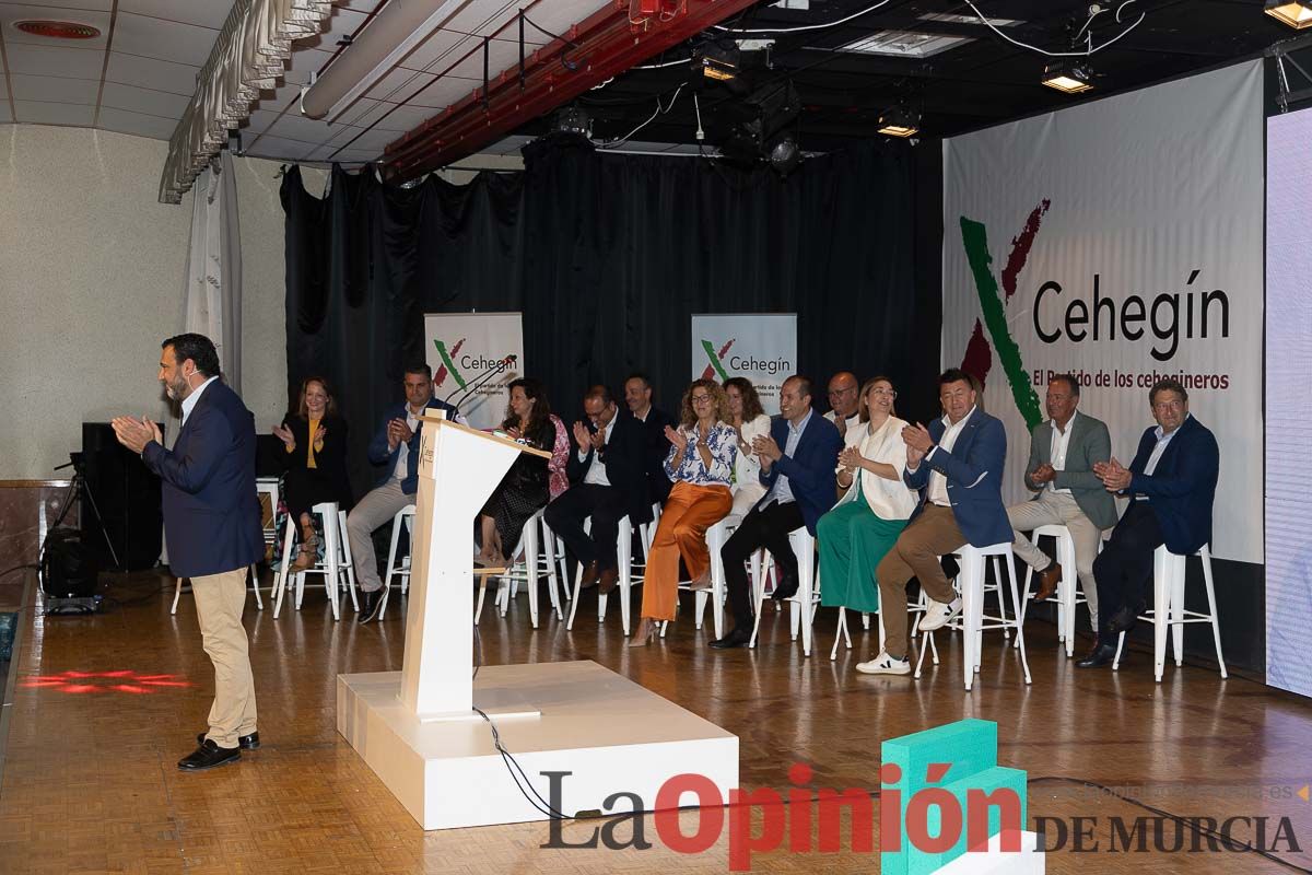 Elecciones 28M: Presentación de la lista de X Cehegín