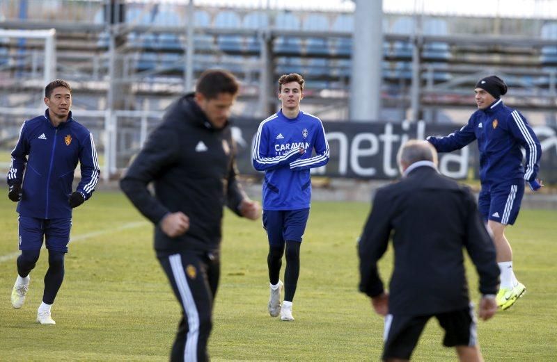 Entrenamiento del 15 de noviembre del Real Zaragoza