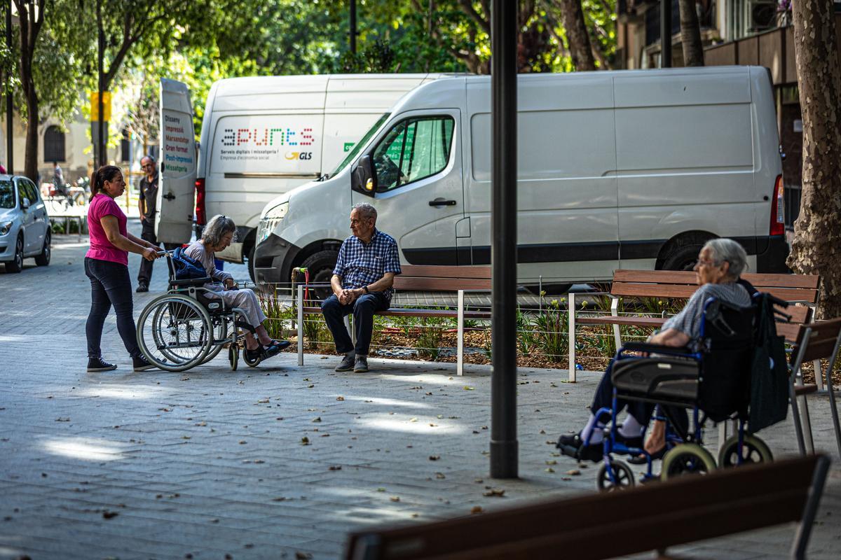 Escenas inesperadas de la Superilla del Eixample