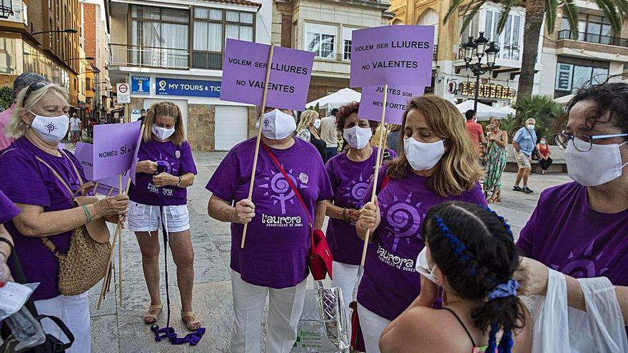 Concentració en contra d&#039;una agressió sexual d&#039;aquest estiu a Lloret.