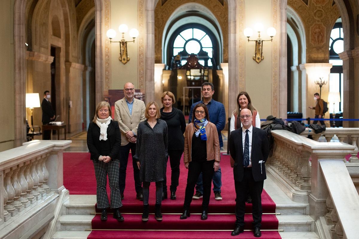 Los miembros del consejo de gobierno de la CCMA el día de su nombramiento en 2022