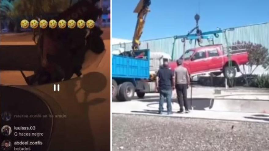 Suben a redes sociales cómo roban un coche en Canarias