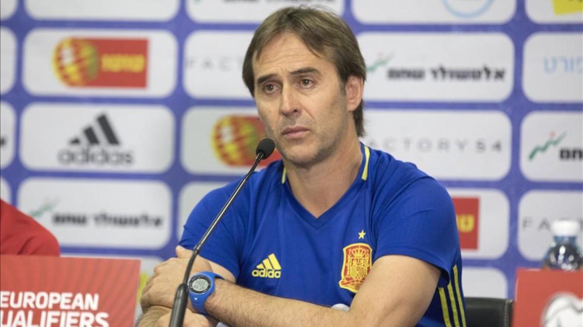 Lopetegui habló en rueda de prensa