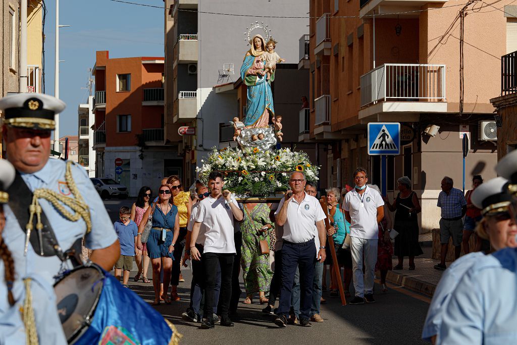 Procesión de la Virgen en Cabo de Palos y Los Nietos