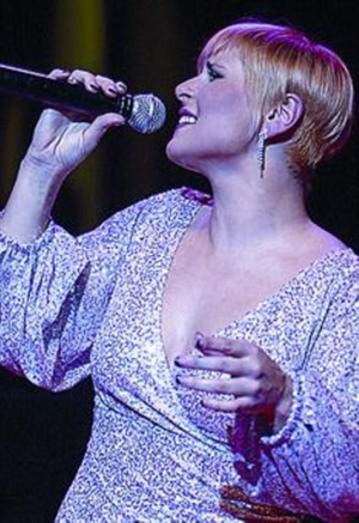 Rosa López, a l’Auditori. Rosa López, a l’Auditori.