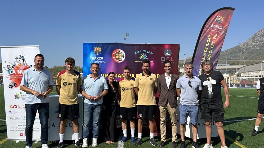 El Campus Barça Academy de La Nucía reúne a 100 niños
