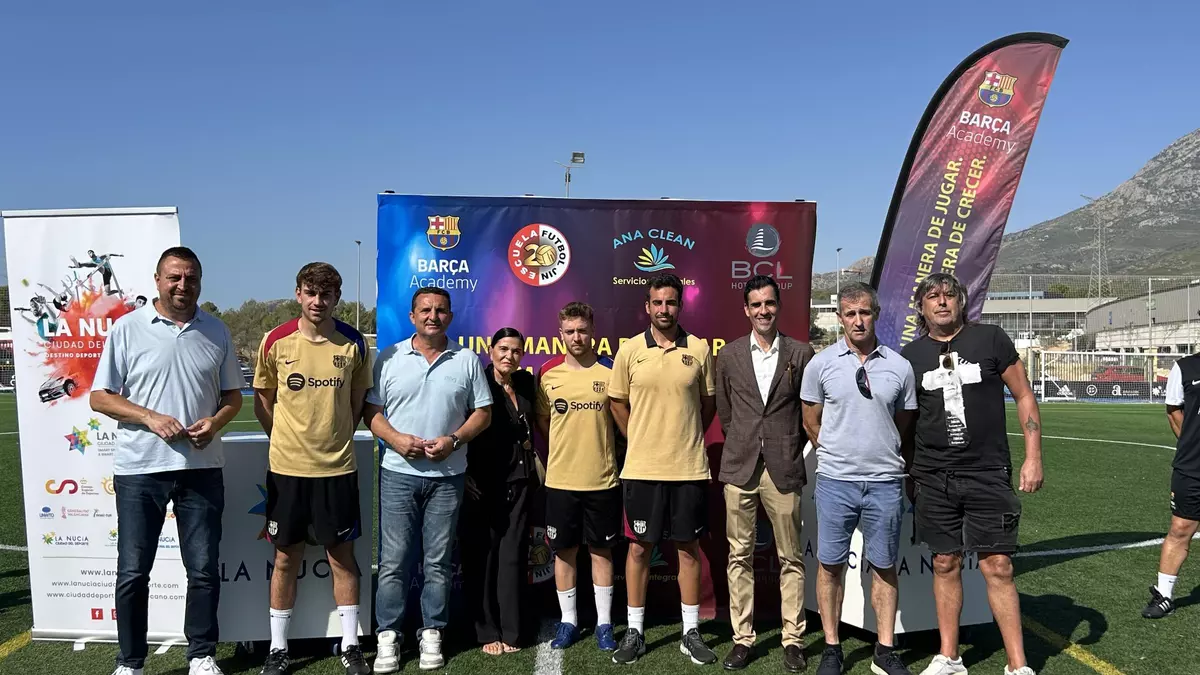 El Campus Barça Academy de La Nucía reúne a 100 niños