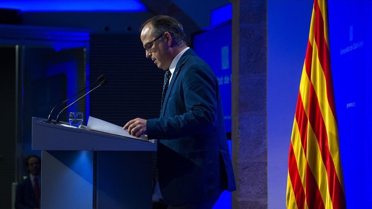 Turull rechaza el despliegue policial del Estado en Catalunya