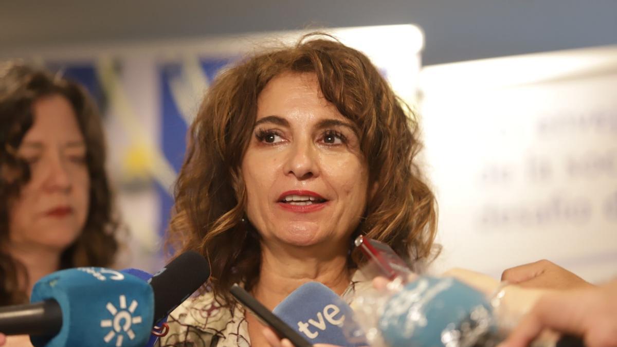 La ministra de Hacienda y Función Pública, María Jesús Montero.