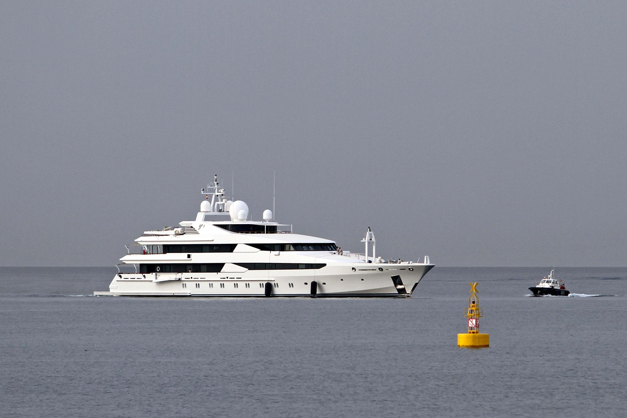 El 'Yasmine of the Sea' de la familia real catarí ya está en Palma