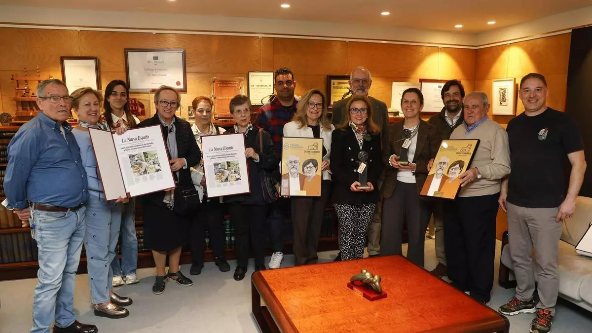 Las Cocinas Económicas, "más que comida", en la entrega de "Asturiano del mes": "Lo fundamental es la compañía"