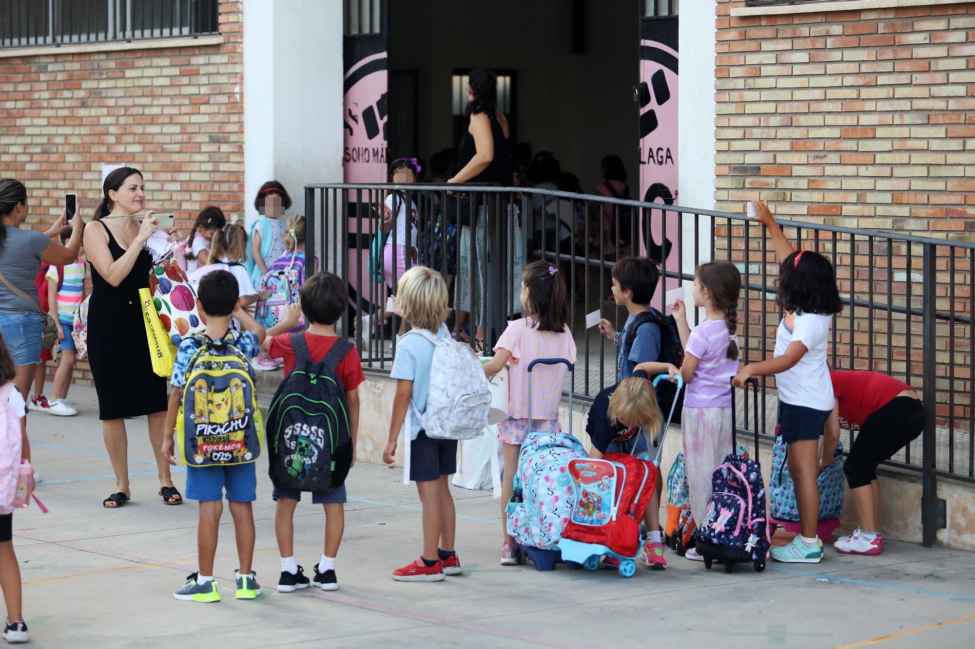 El inicio del curso escolar 22/23 en Málaga, en imágenes