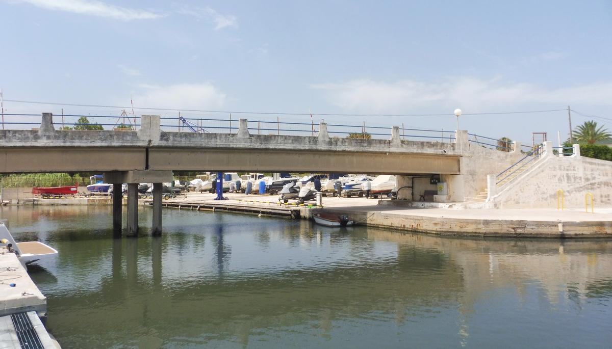 El puente que se rehabilitará.