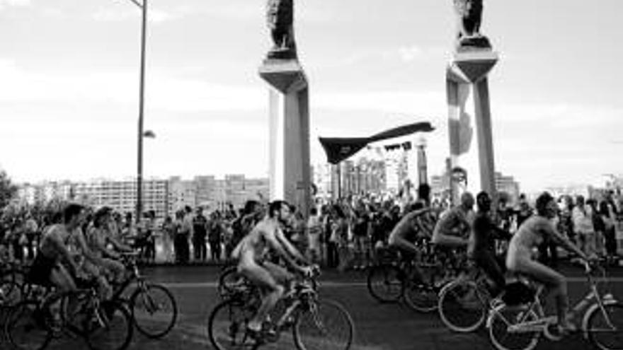 La marcha ciclonudista exige más seguridad en la ciudad