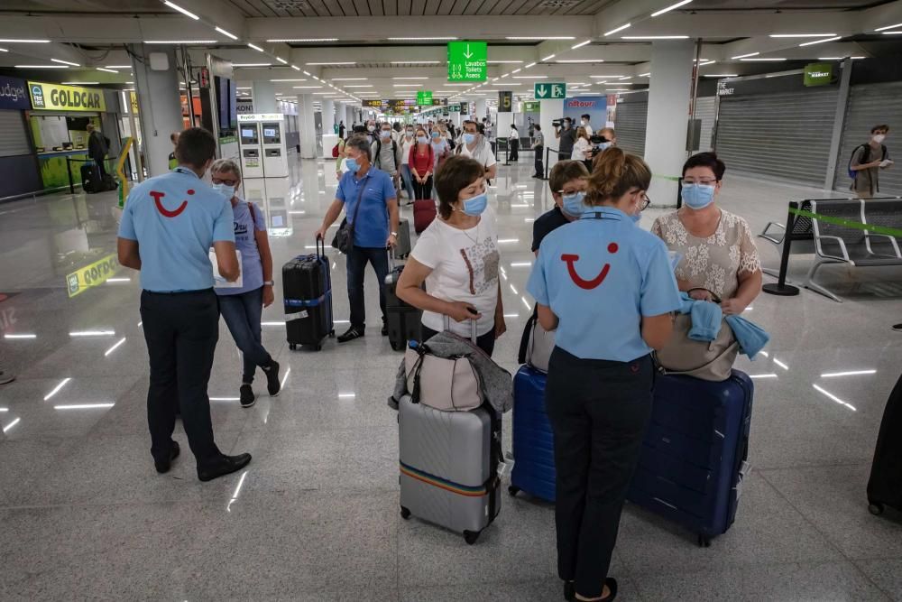 Los primeros turistas postcoronavirus ya disfrutan de Mallorca