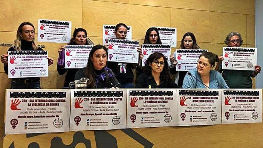 25-N. La Plataforma Feminista Gironina encerclarà  els Jujtats