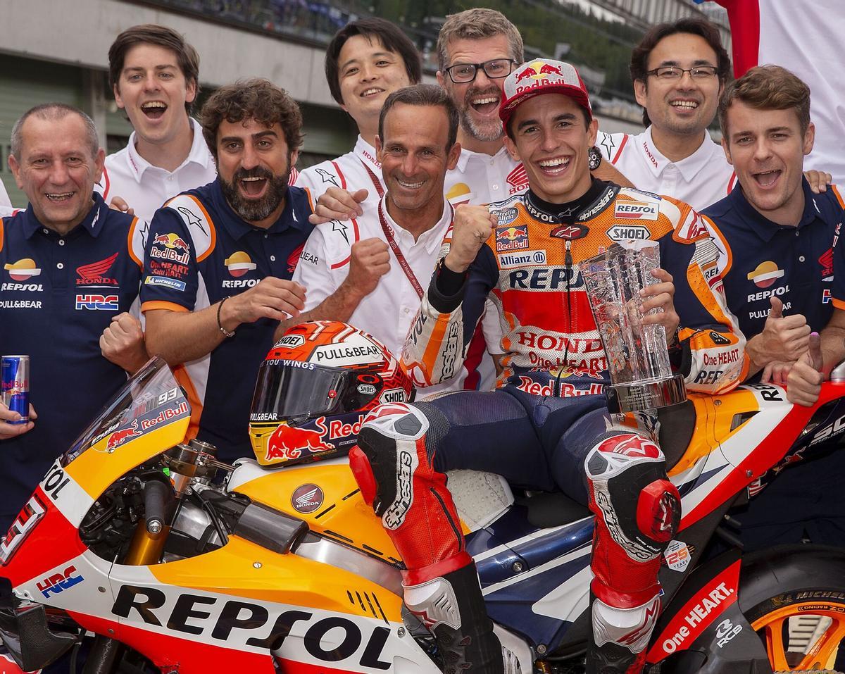 04/08/2019 Motociclismo/GP Aragón.- Puig: "La manera más conservadora de lograr el título es ganar carreras".El 'team manager' del Repsol Honda, Alberto Puig, ha asegurado que irán al Gran Premio de Aragón a buscar la victoria de Marc Márquez ya que cree que la manera más conservadora de lograr un título que ya tiene cerca es "ganar carreras", como hizo en San Marino.DEPORTESREPSOL HONDA
