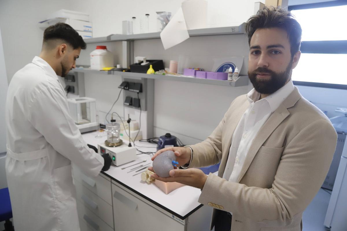 Luis Martínez, CEO de Flamingo Biolab, en la sede de la empresa en Rabanales 21.