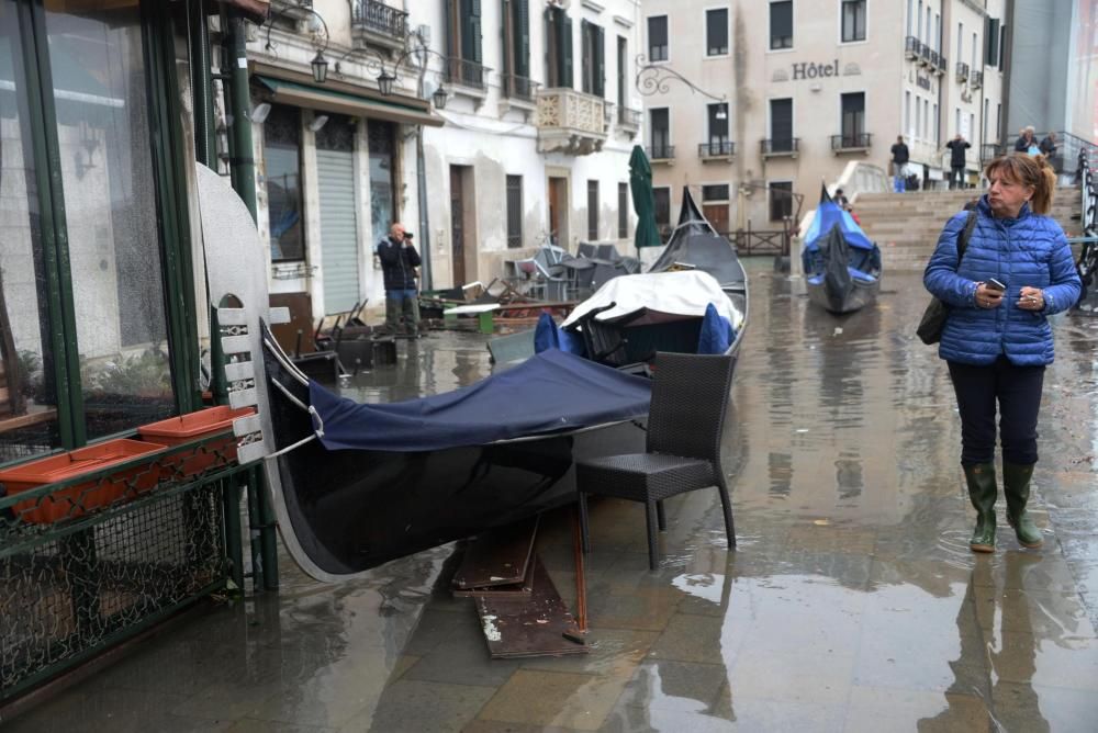 Graves inundaciones en Venecia