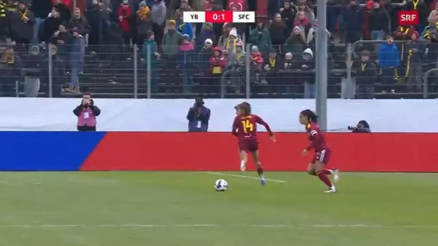 El gol de Paula Serrano que da la victoria al Servette FC en la final de la Copa de Suiza