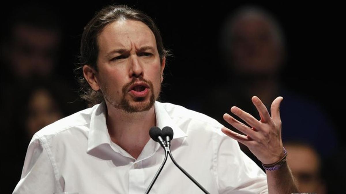 Pablo Iglesias, líder de Podem. Pablo Iglesias, líder de Podem.