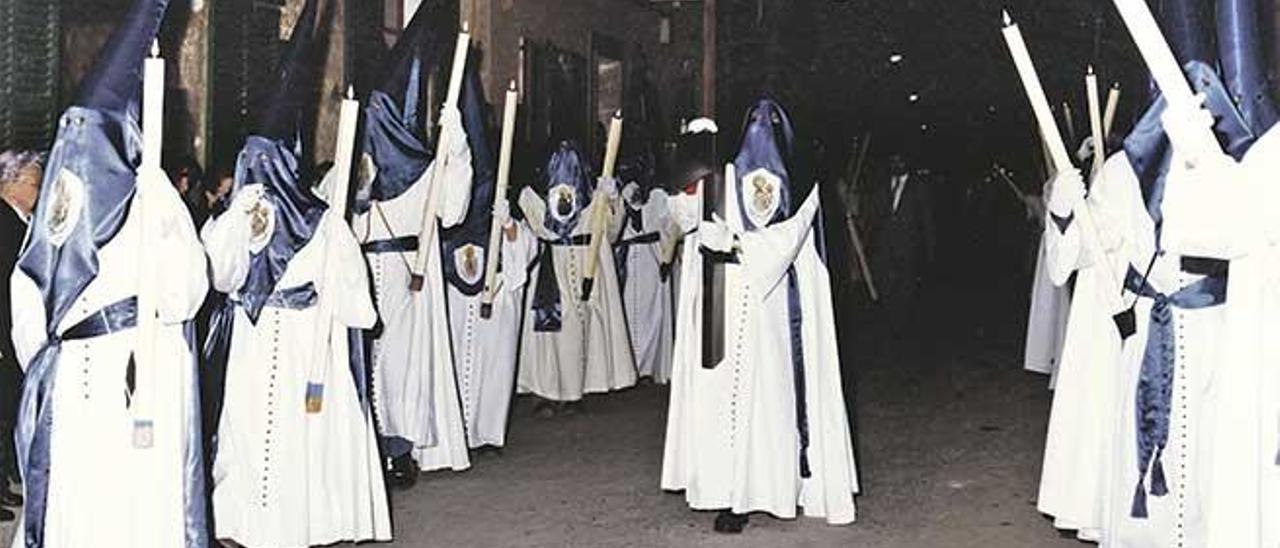Imagen de la cofradía de la Mare de Déu de Lluc procesionando en sa Pobla.
