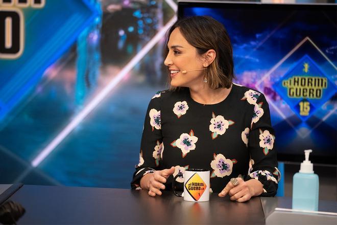 Tamara Falcó, con vestido de flores en 'El Hormiguero'